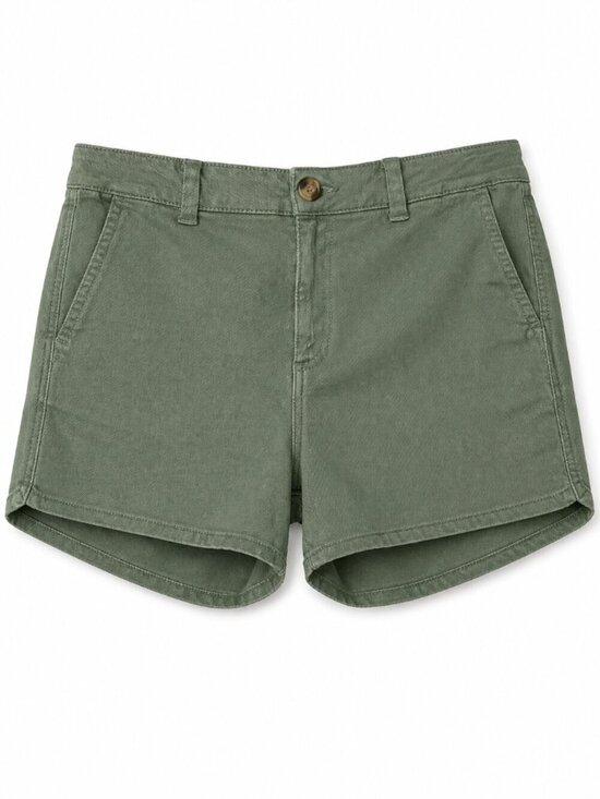 American Eagle Outfitters Pants - AMERICAN EAGLE Midi Super Stretch Green Shorts 4